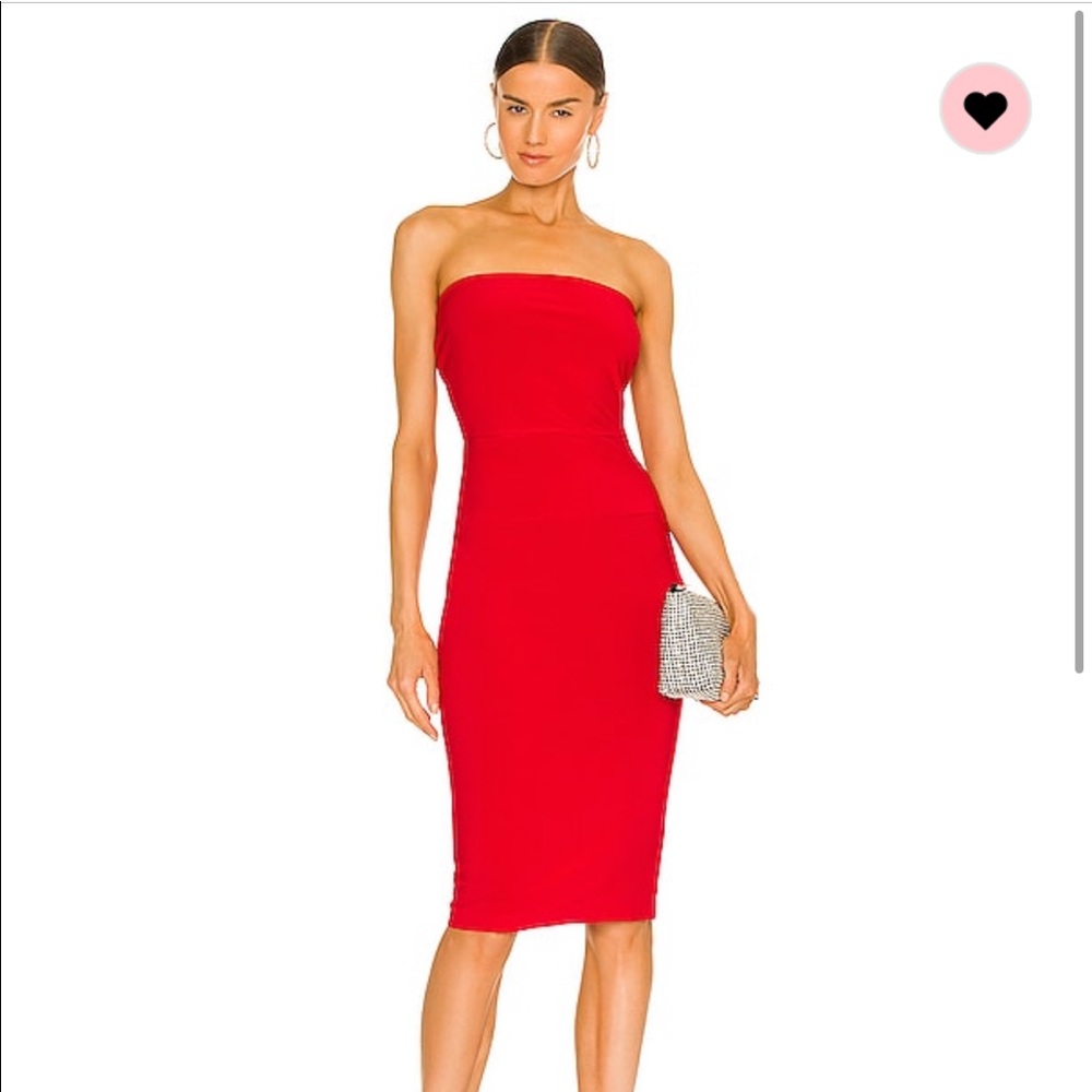 Norma Kamali x REVOLVE Strapless to Knee Dress | Size S